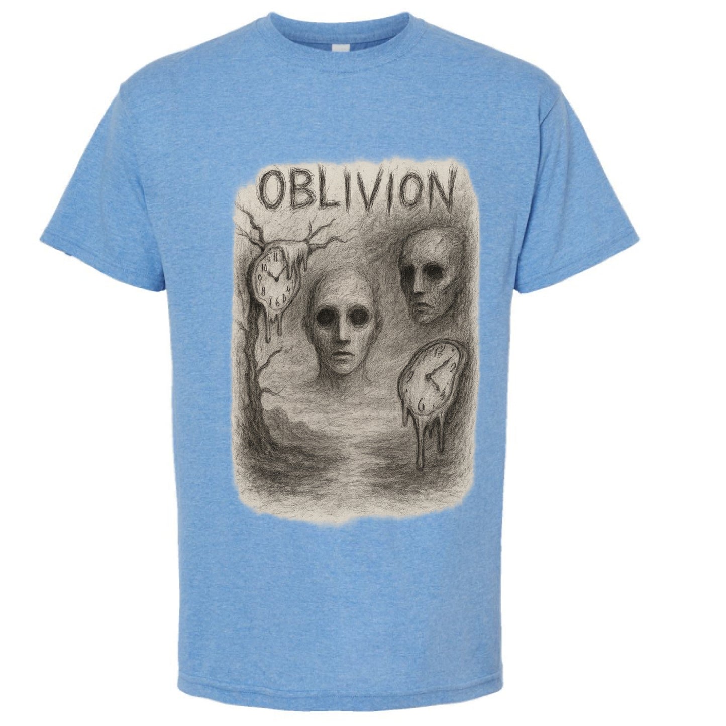 Light Blue Heather - FRONT