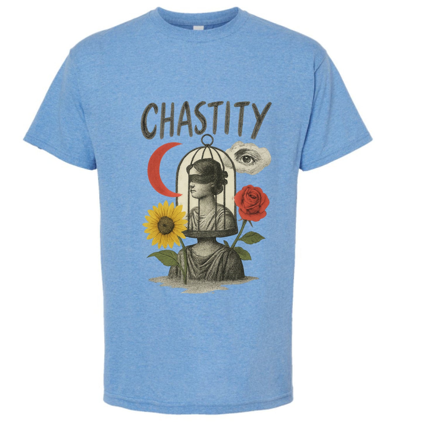 Light Blue Heather - FRONT