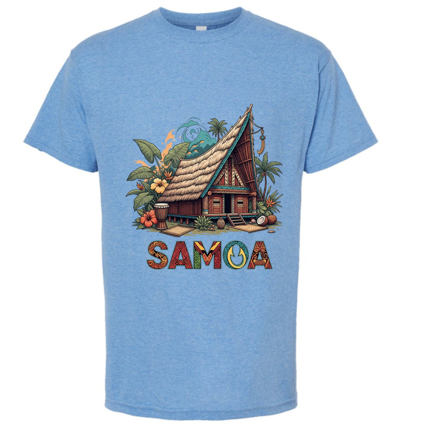 Light Blue Heather - FRONT