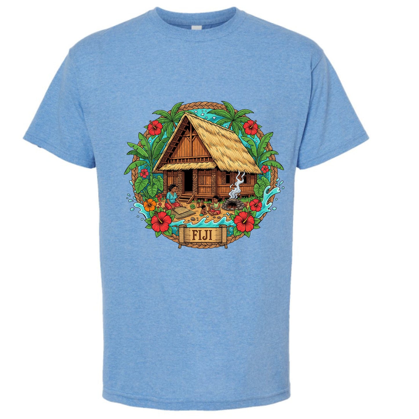 Light Blue Heather - FRONT